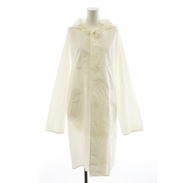 コンテンポ CONTEMPO HOODED RAIN COAT SHORT レインコート ロング丈 ...