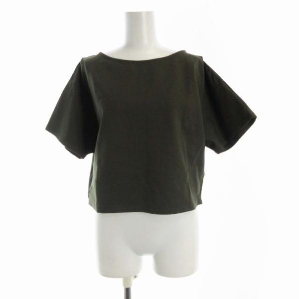 アメリヴィンテージ Ameri VINTAGE カットソー ボートネック 半袖 カーキ 029135...