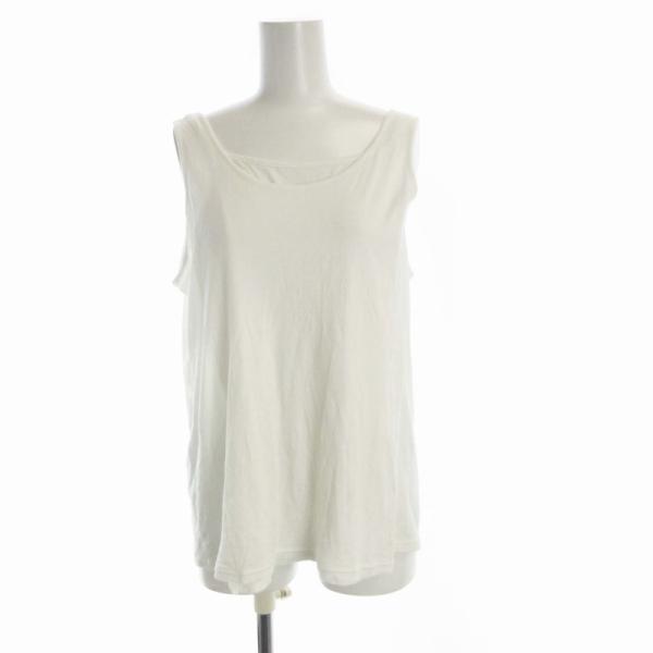 アメリヴィンテージ Ameri VINTAGE カットソー レイヤード ノースリーブ F 白 ホワイ...
