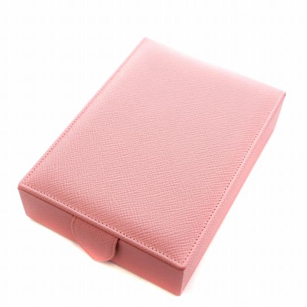 スマイソン SMYTHSON ジュエリーボックス アクセサリーケース ピンク /AN2 レディース
