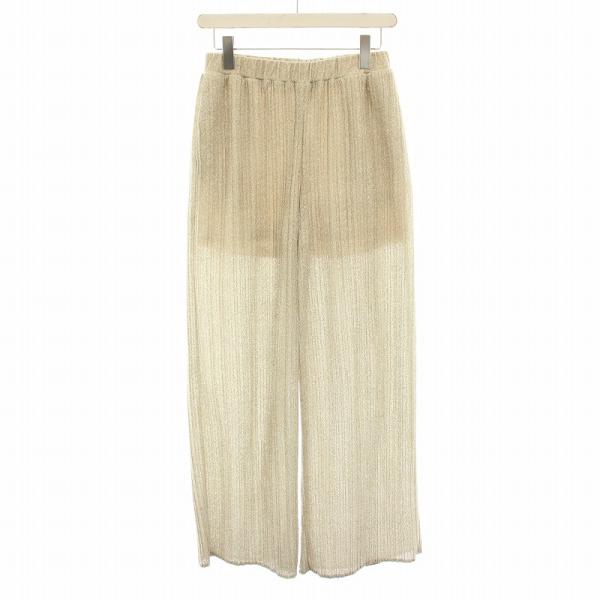 アメリヴィンテージ ミレイキリタニ 23SS プリーツメロンパンツ ワイドパンツ イージーパンツ M...