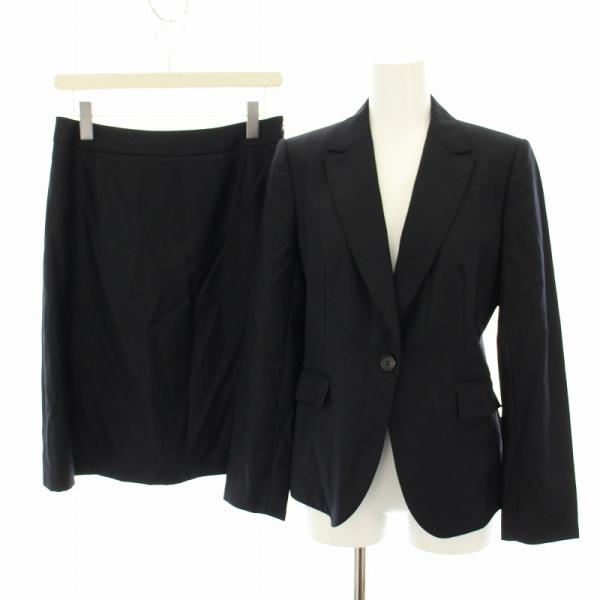 オールドイングランド ロロピアーナ スーツ テーラードジャケット シングル 36 スカート ひざ丈 ...