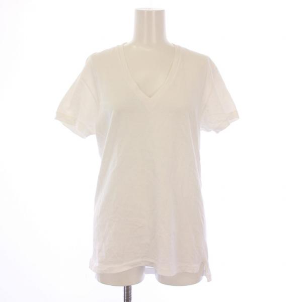 オーラリー AURALEE SEAMLESS V-NECK TEE Tシャツ カットソー 半袖 Vネ...