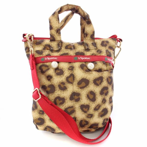 レスポートサック LesportSAC アトリエ ショルダーバッグ ハンドバッグ 2WAY レオパー...
