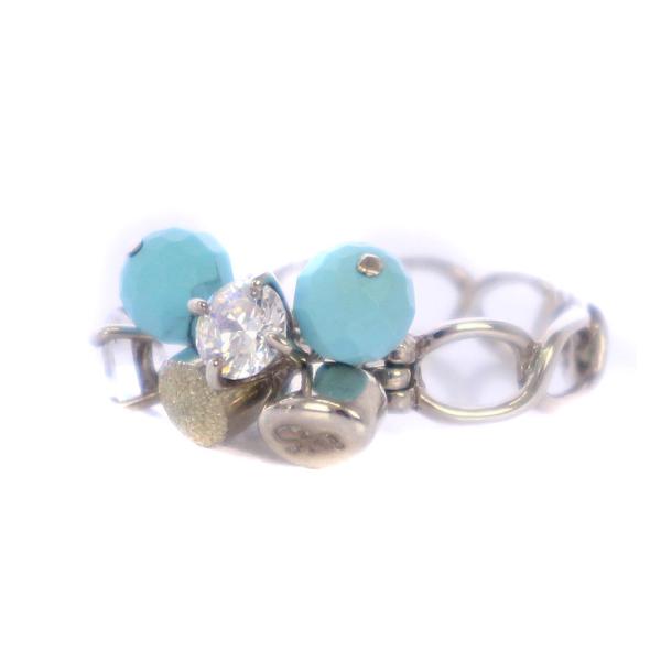 スタージュエリー STAR JEWELRY 指輪 リング ターコイズ ジルコニア SV925 水色 ...