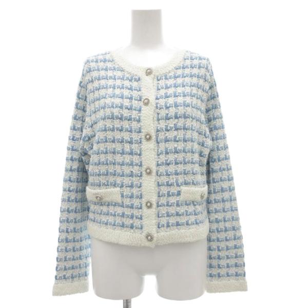 クードシャンス CdeC COUP DE CHANCE ニット カーディガン リネン混 ラメ パール...