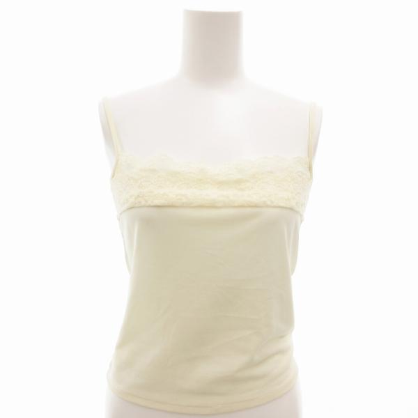ルネ Rene 美品 キャミソール レース S ベージュ /KR レディース