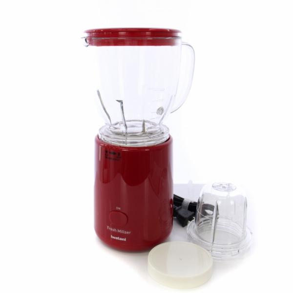 未使用品 イワタニ Iwatani フレッシュミルサー コンパクトミキサー 赤 IFM-FR10 /...