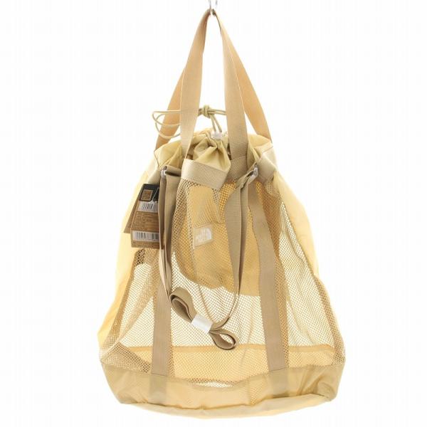 未使用品 ザノースフェイス ホワイトレーベル ライトメッシュトート ショルダーバッグ 2way ベー...