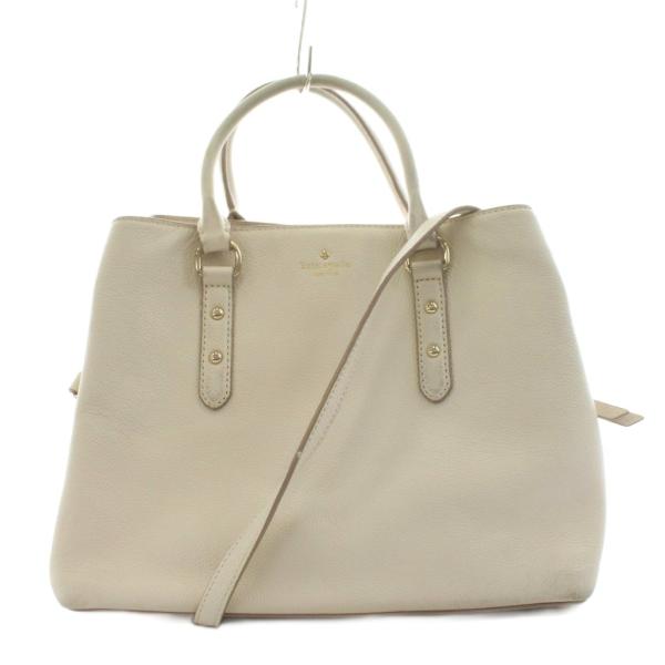 ケイトスペード KATE SPADE ハンドバッグ ショルダーバッグ 2way レザー ベージュ /...