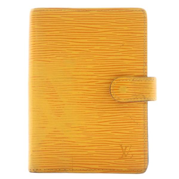 ルイヴィトン LOUIS VUITTON エピ アジェンダPM 手帳カバー 文房具 黄 イエロー R...