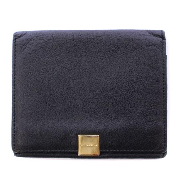 バーバリー BURBERRY カードケース カード入れ 二つ折り コンパクト レザー ロゴ バイカラ...