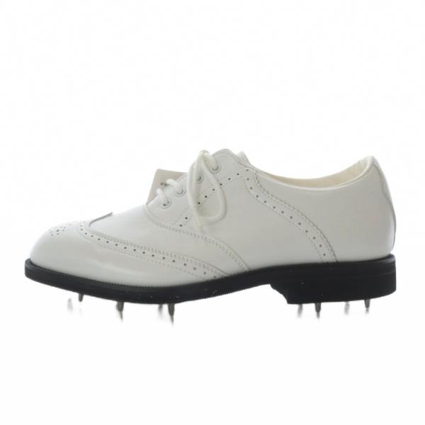 未使用品 ミズノ MIZUNO ゴルフシューズ 22cm ホワイト /YO3 レディース