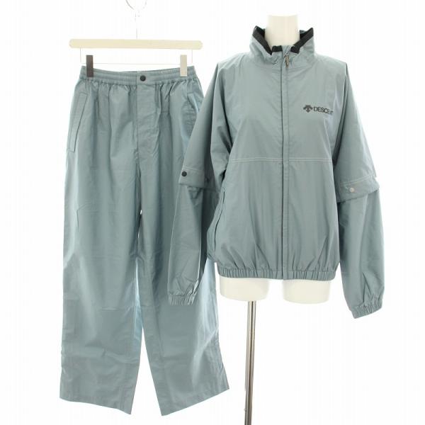 デサント ゴルフ ゴルフウェア レインウェア セットアップ レインジャケット アウター イージーパン...