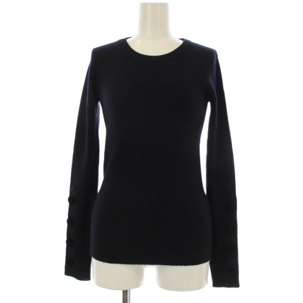 シーバイクロエ SEE BY CHLOE ニット セーター プルオーバー 長袖 ウール 袖ボタン X...