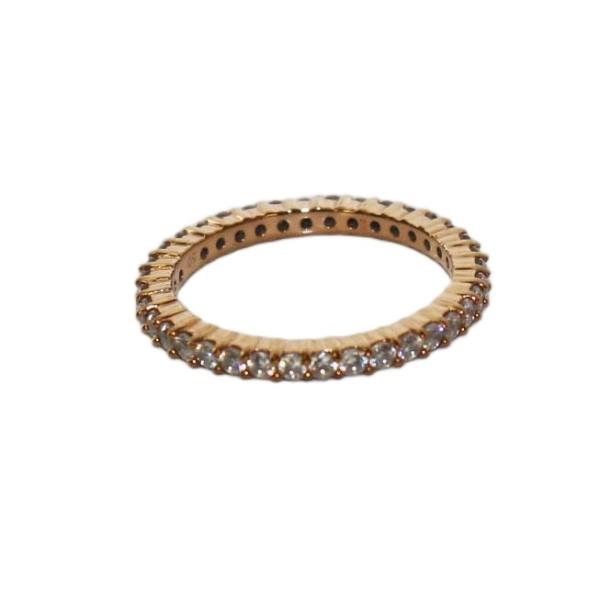 スワロフスキー SWAROVSKI vittore リング 指輪 ストーン 9号 ピンクゴールドカラ...