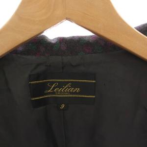レリアン Leilian ジャケット 総柄 ア...の詳細画像5