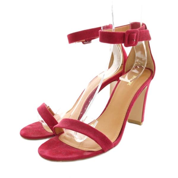 ピッピシック PIPPICHIC セパレートサンダル チャンキーヒール アンクルストラップ スエード...