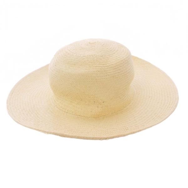 未使用品 オリバーハット OLIVER HATS 24SS 麦わら帽子 ハット 58 ベージュ 24...