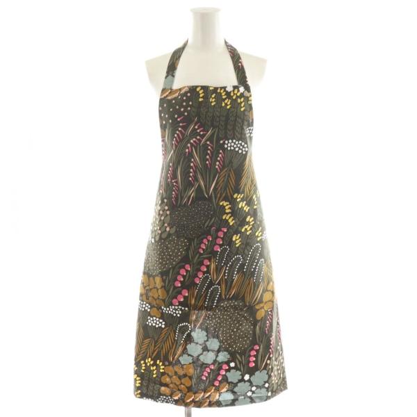 マリメッコ marimekko ピエニ レット pieni letto エプロン 総柄 コットン マ...