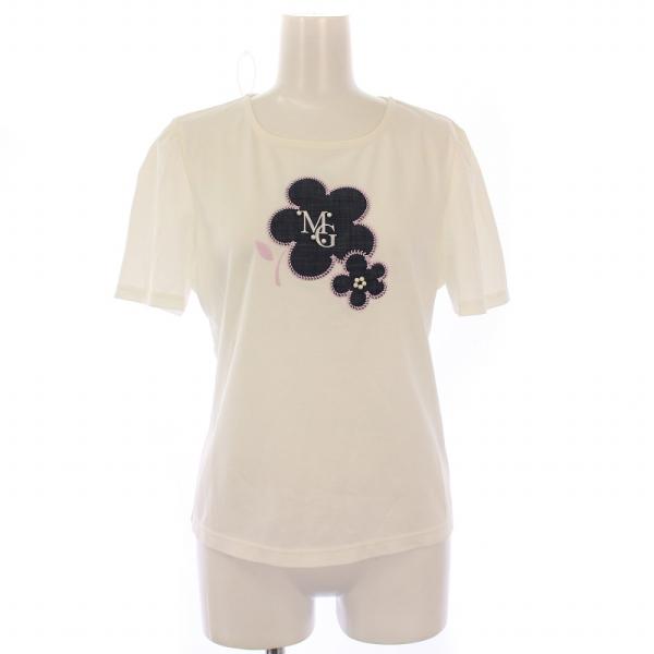 未使用品 エムズグレイシー M'S GRACY 24SS Tシャツ カットソー 半袖 クルーネック ...