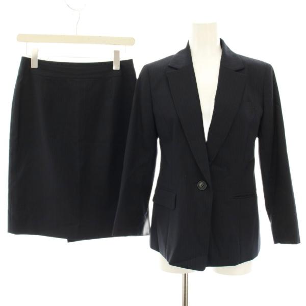 ナチュラルビューティーベーシック スーツ テーラードジャケット シングル 1B タイトスカート ひざ...