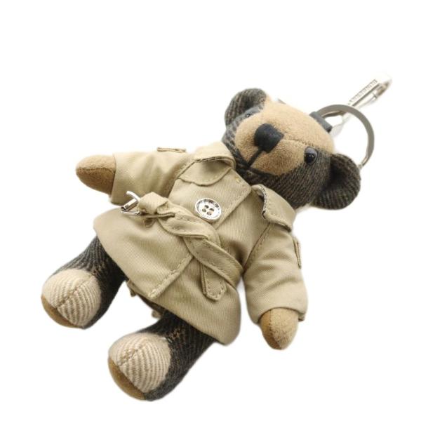 バーバリー BURBERRY トーマスベア キーホルダー チャーム トレンチコート くま 茶 ブラウ...
