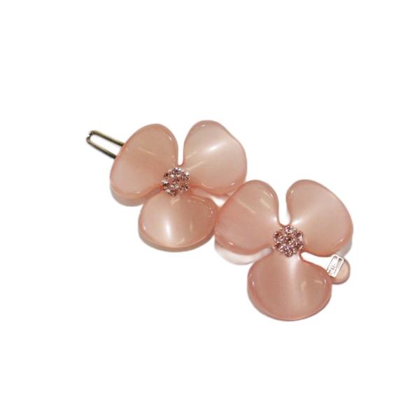 アレクサンドルドゥパリ Alexandre De Paris ヘアピン ヘアクリップ カメリア ポー...