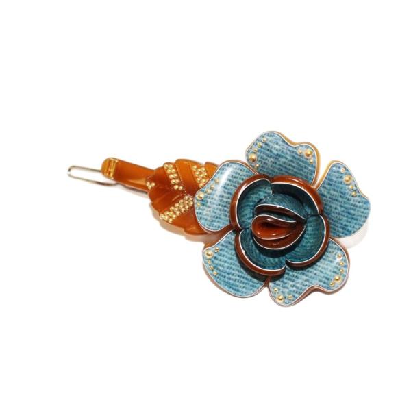 アレクサンドルドゥパリ Alexandre De Paris ヘアピン ボールピン フラワー スタッ...