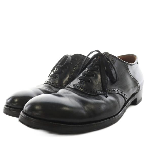 オールデン ALDEN ビームス別注 サドルシューズ ビジネスシューズ レザー 9 B/D 黒 ブラ...