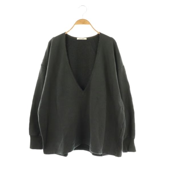 ウィムガゼット Whim Gazette スウェット トレーナー プルオーバー 深Vネック F グレ...