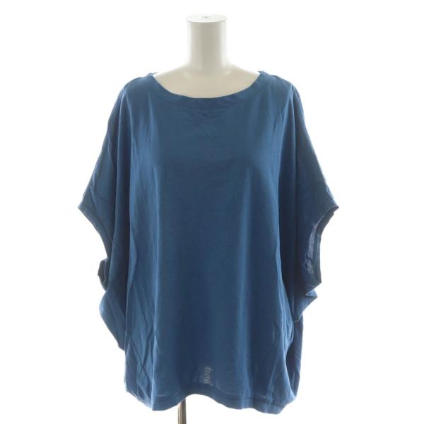 ミズイロインド mizuiro ind カットソー 半袖 コットン 青 ブルー /AN23 ■JS ...