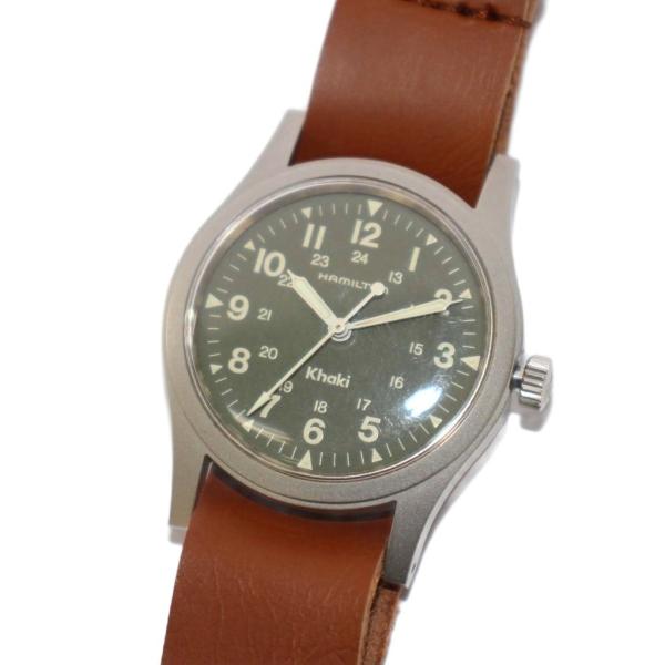 ハミルトン HAMILTON 9415A Khaki 腕時計 手巻き シルバーカラー /KH メンズ