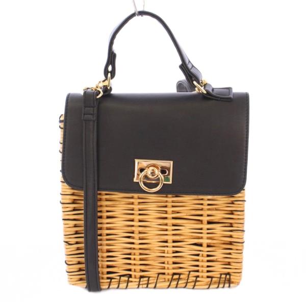 レイビームス Ray Beams 柳カゴトートバッグ 2WAY かごバッグ ハンドバッグ ショルダー...