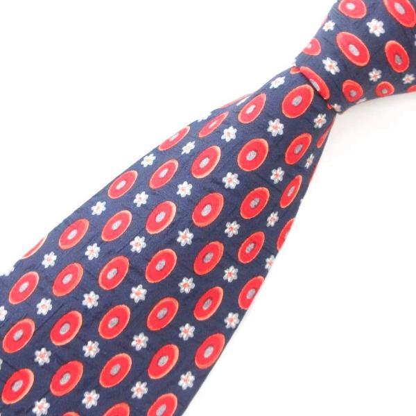 ヴァレンティノ ヴァレンチノ  VALENTINO ネクタイ レギュラータイ 絹 シルク 総柄 ロゴ...