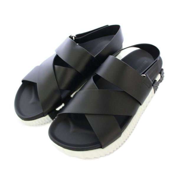 エルメス HERMES Electric エレクトリック ストラップサンダル 厚底 レザー クロス ...