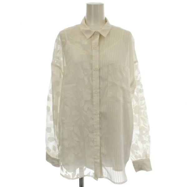 アメリヴィンテージ Ameri VINTAGE TWINS LACE BLOUSE シースルー シャ...