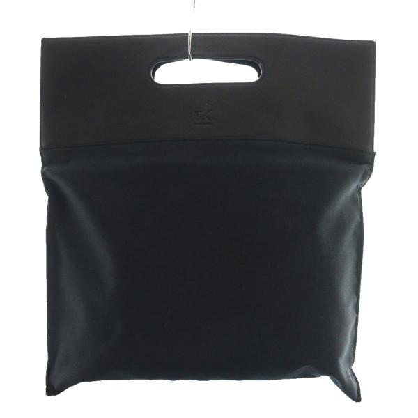 タケオキクチ TAKEO KIKUCHI FLシンプルクラッチ ハンドバッグ 2WAY 黒 ブラック...