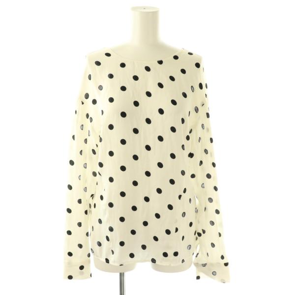 ボールジー BALLSEY トゥモローランド シャツ ブラウス 長袖 プルオーバー ドット柄 36 ...