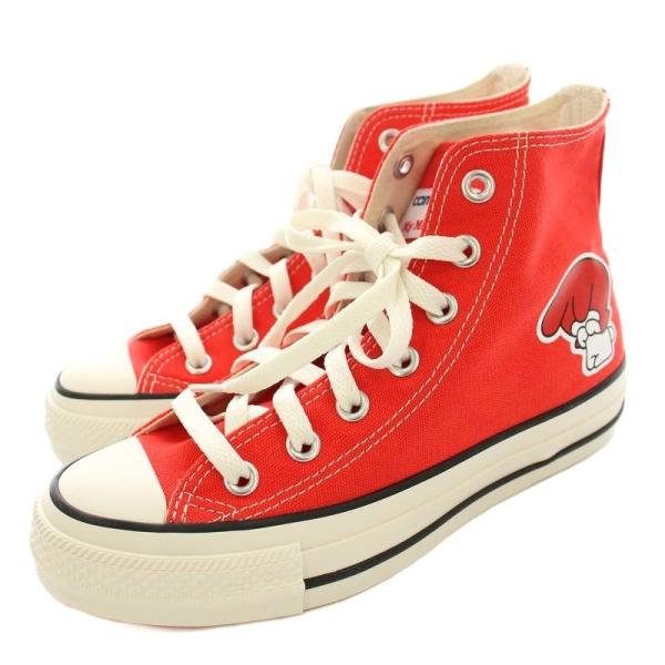 コンバース CONVERSE REACT オールスター マイメロ コラボ スニーカー ハイカット キ...