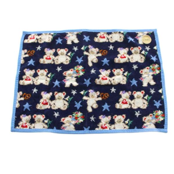 未使用品 フェイラー FEILER リーベ＆リリア ゲストタオル タオルハンカチ 総柄 くま柄 箱付...