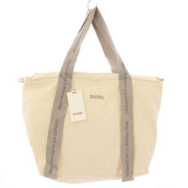 未使用品 スナイデル SNIDEL トートバッグ ショルダーバッグ 2023年福袋 アイボリー /T...