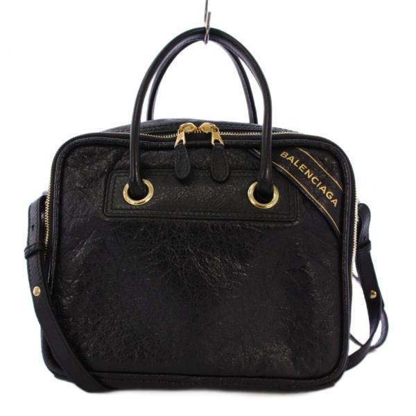 バレンシアガ BALENCIAGA ブランケット スクエアS 2WAY ハンドバッグ ショルダーバッ...