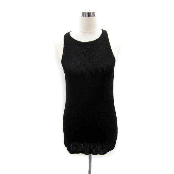 スピック&amp;スパン Spick&amp;Span サマーニット カットソー ノースリーブ ラウンドネック シー...