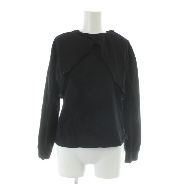 ミディウミソリッド MIDIUMISOLID カットソー セットアップ タンクトップ ボレロ 黒 ブ...