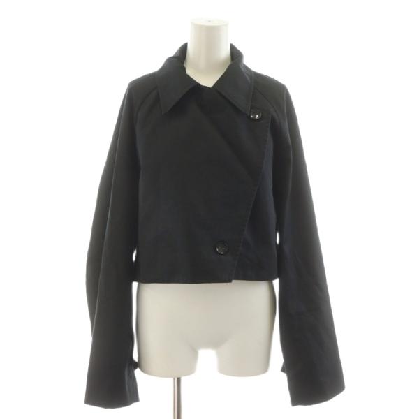 リリーブラウン Lily Brown ショート丈トレンチコート F 黒 ブラック  LWFC2211...