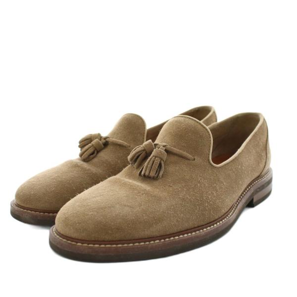 ブルネロクチネリ BRUNELLO CUCINELLI ローファー シューズ タッセル スエード 4...