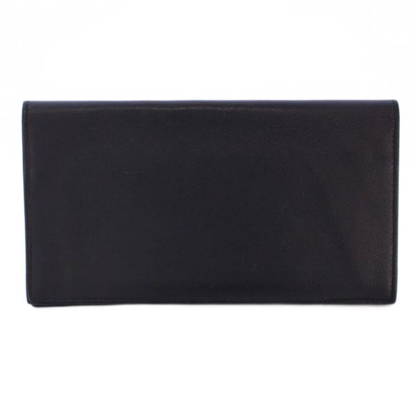 エルメス HERMES シチズンツイル ロング スイフト 長財布 二つ折り レザー 紺 A刻印 /K...