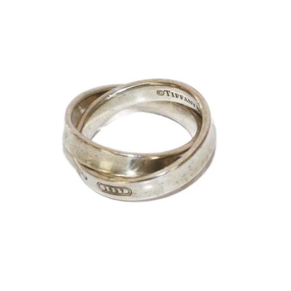 ティファニー TIFFANY &amp; CO. 1837 インターロッキング 2連リング 指輪 925 6...