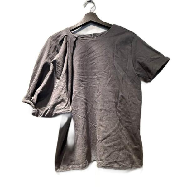 リムアーク rim.ark  Tシャツ カットソー アシメントリー 半袖 38 チャコールグレー ■...
